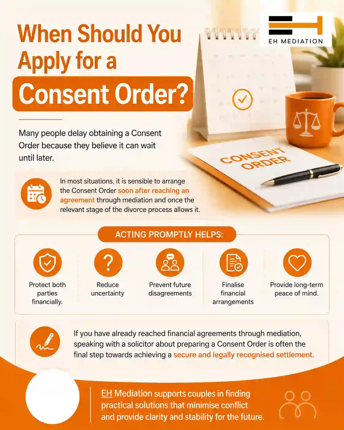 When Should You Apply for a Consent Order Reading?